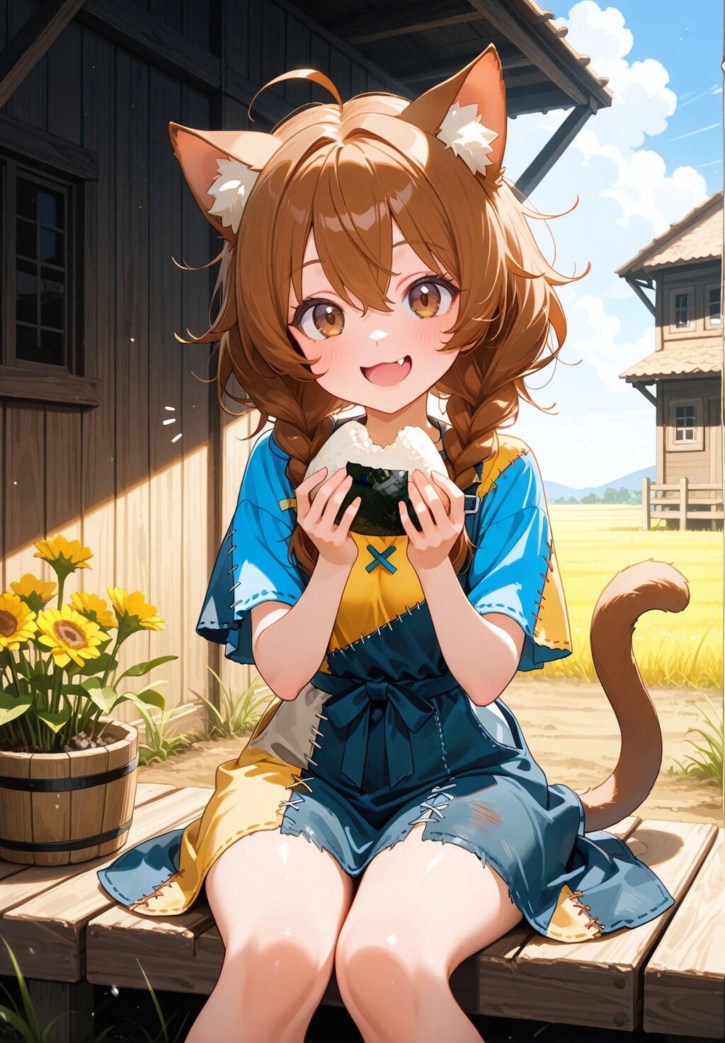 おにぎりの中身はにゃんだろにゃ？