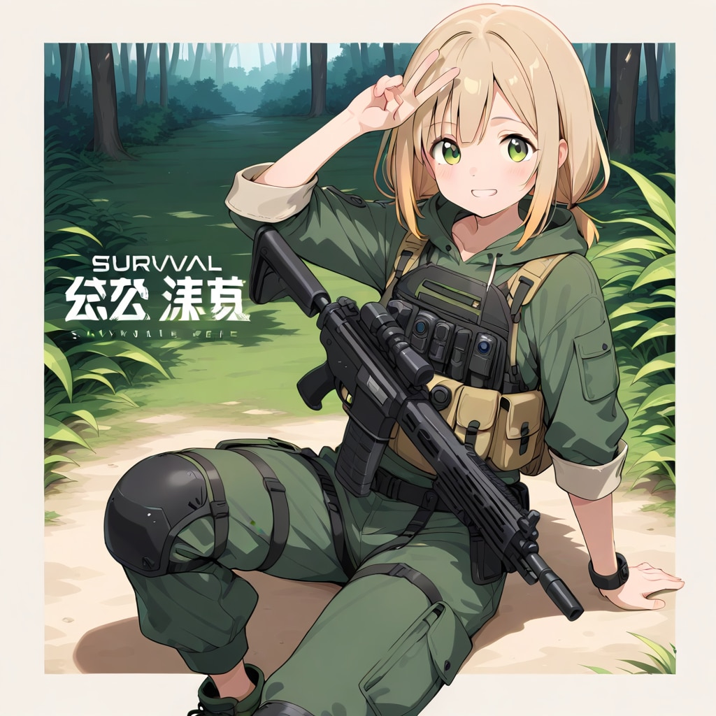 サバゲー少女