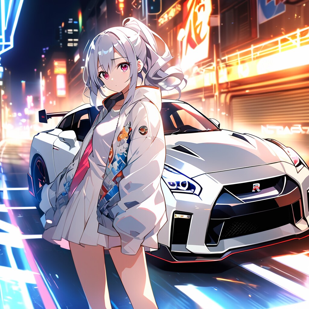 NISSAN・R35 GT-R [MY17] & Girl