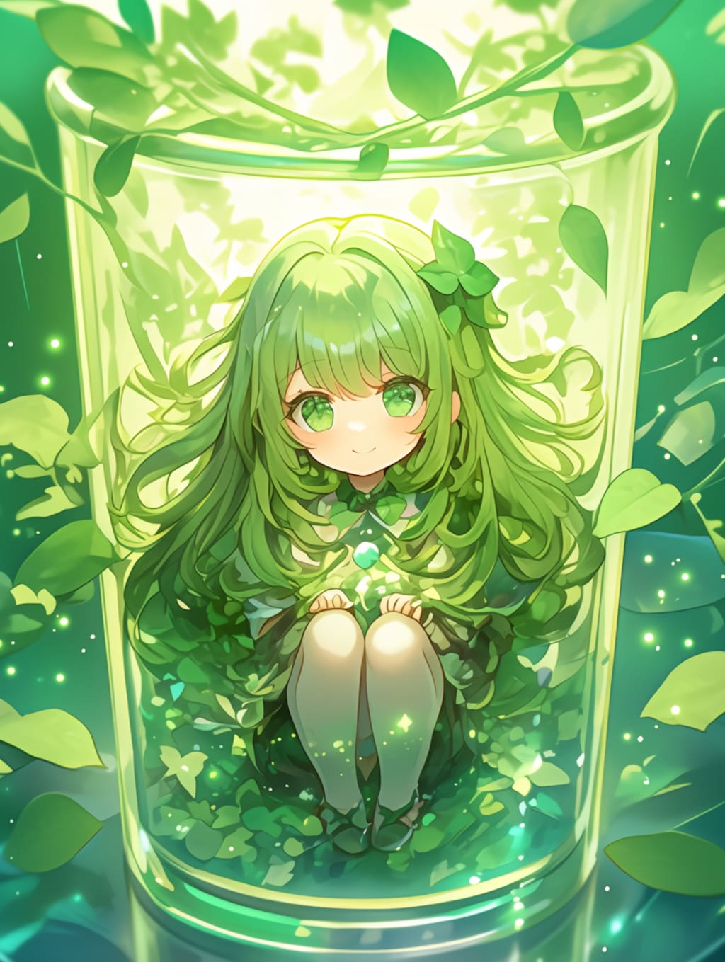 「瓶詰の少女」碧01