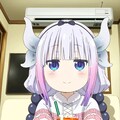小林さんちのメイドラゴン　カンナ　ジュース！　🐲 　パンツが見えないように見せパン着用！ 3枚目