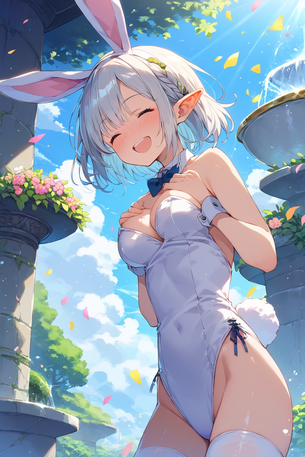 エルフの白うさぎ