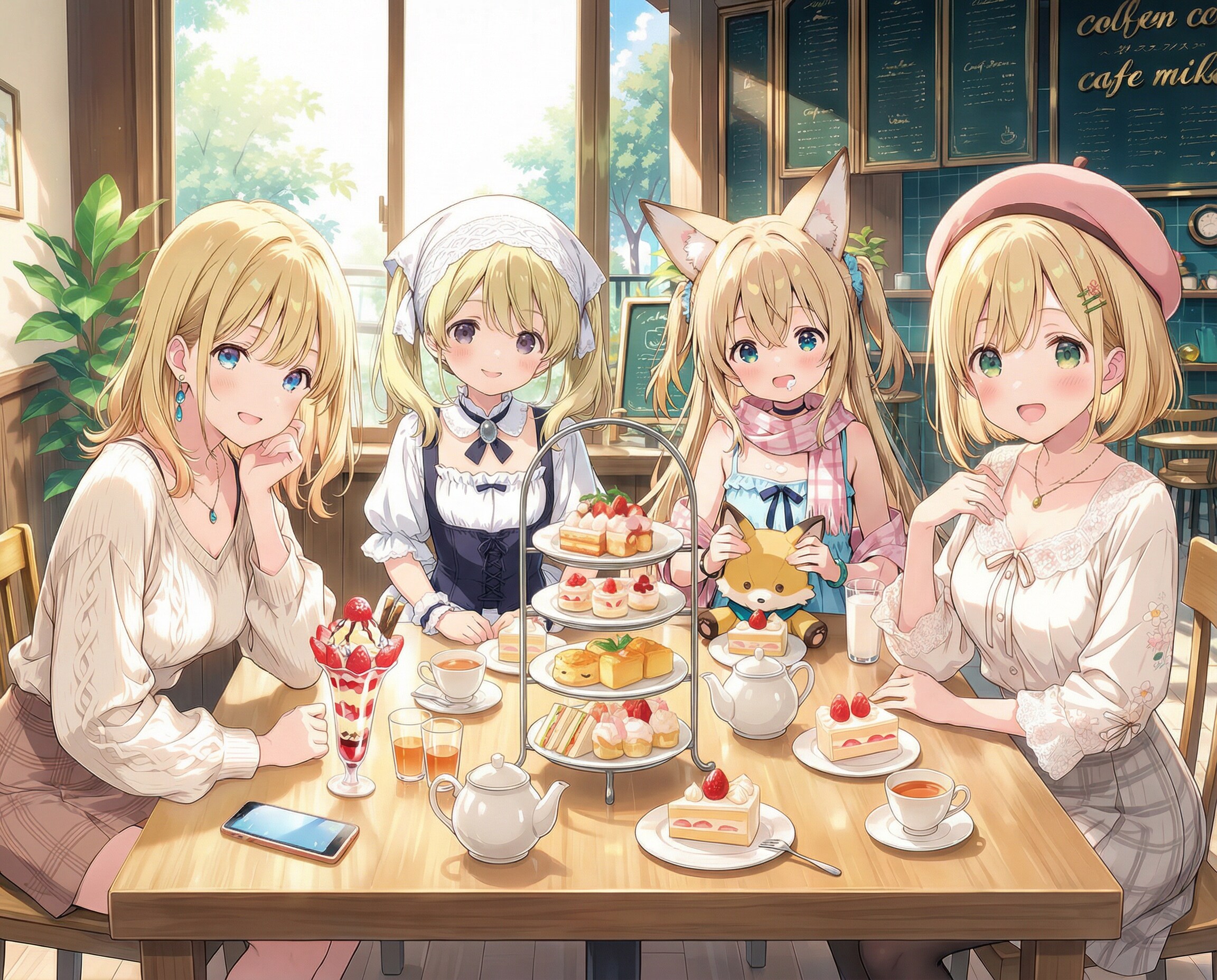 4人で打ち上げ💗（1人増えました）