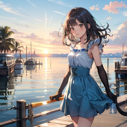 港散策 | の人気AIイラスト・グラビア