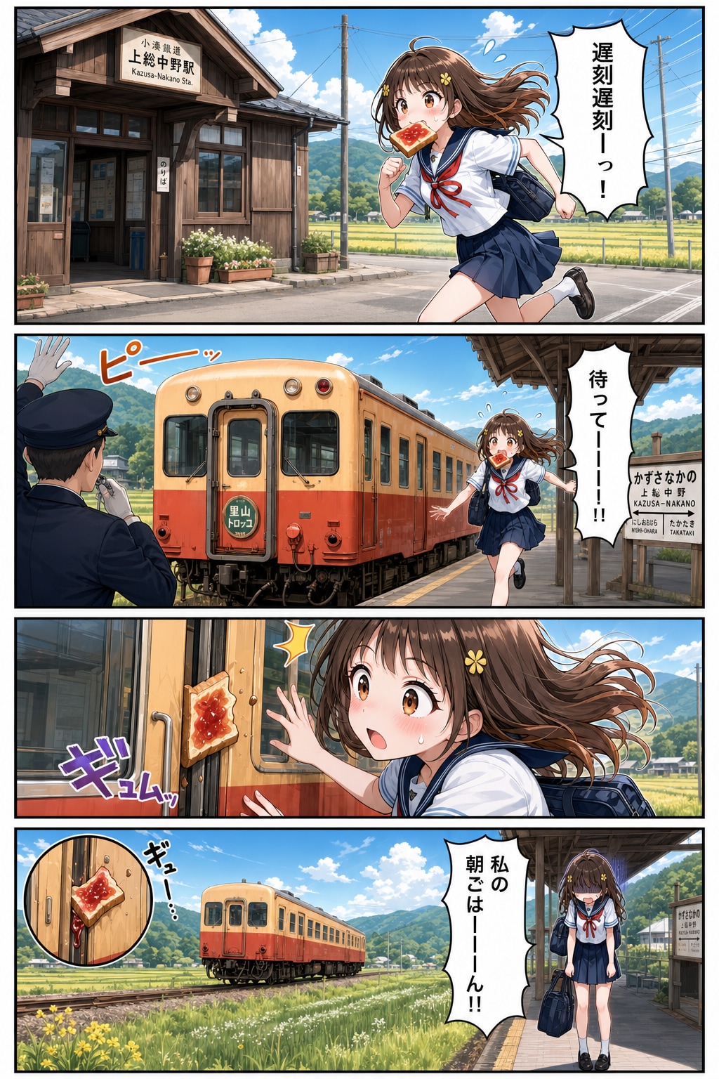 私の朝ごはん