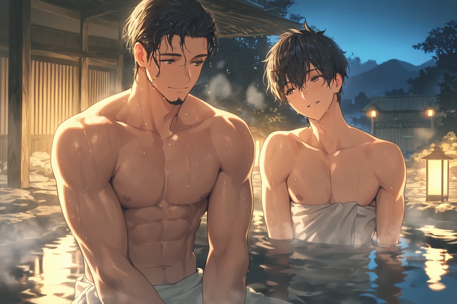 筋肉温泉男子【R18】