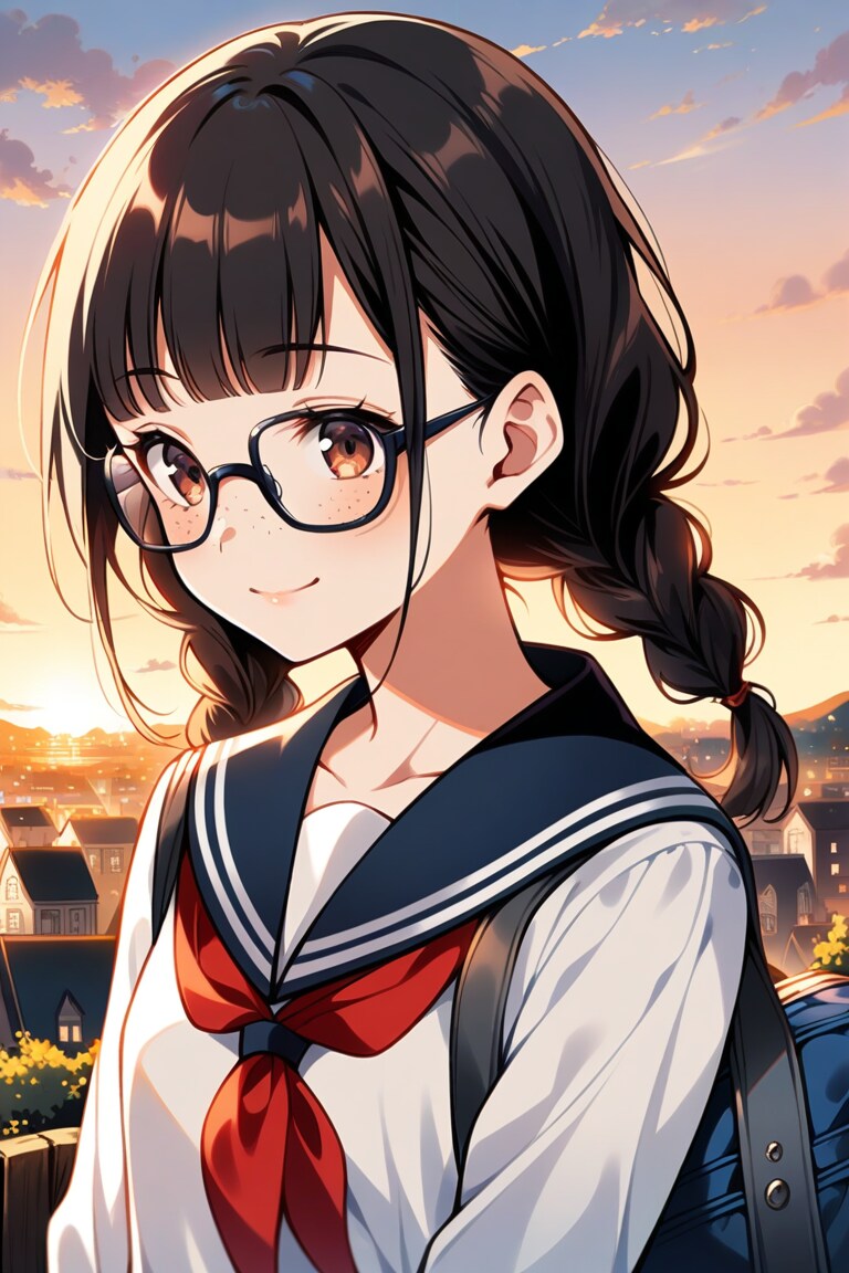 帰り道 | の人気AIイラスト・グラビア