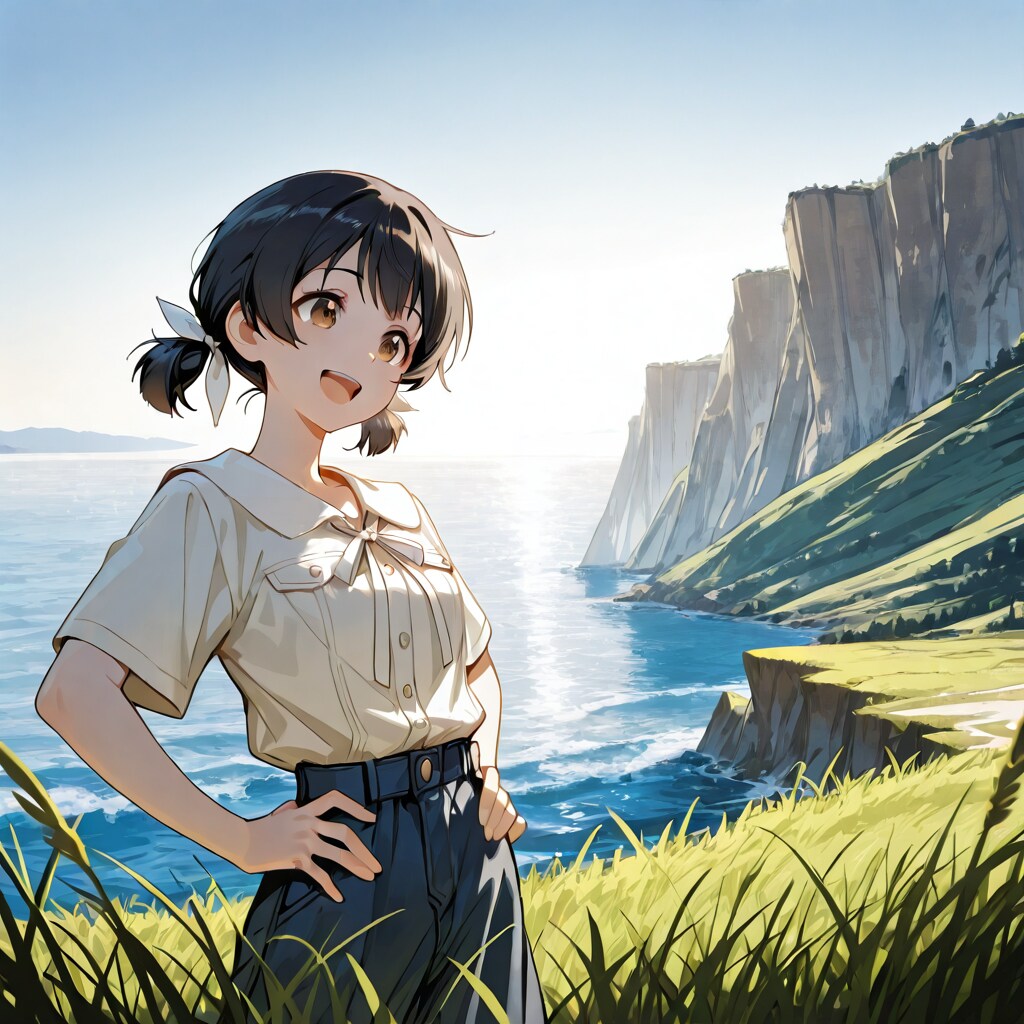 海辺の崖 | の人気AIイラスト・グラビア