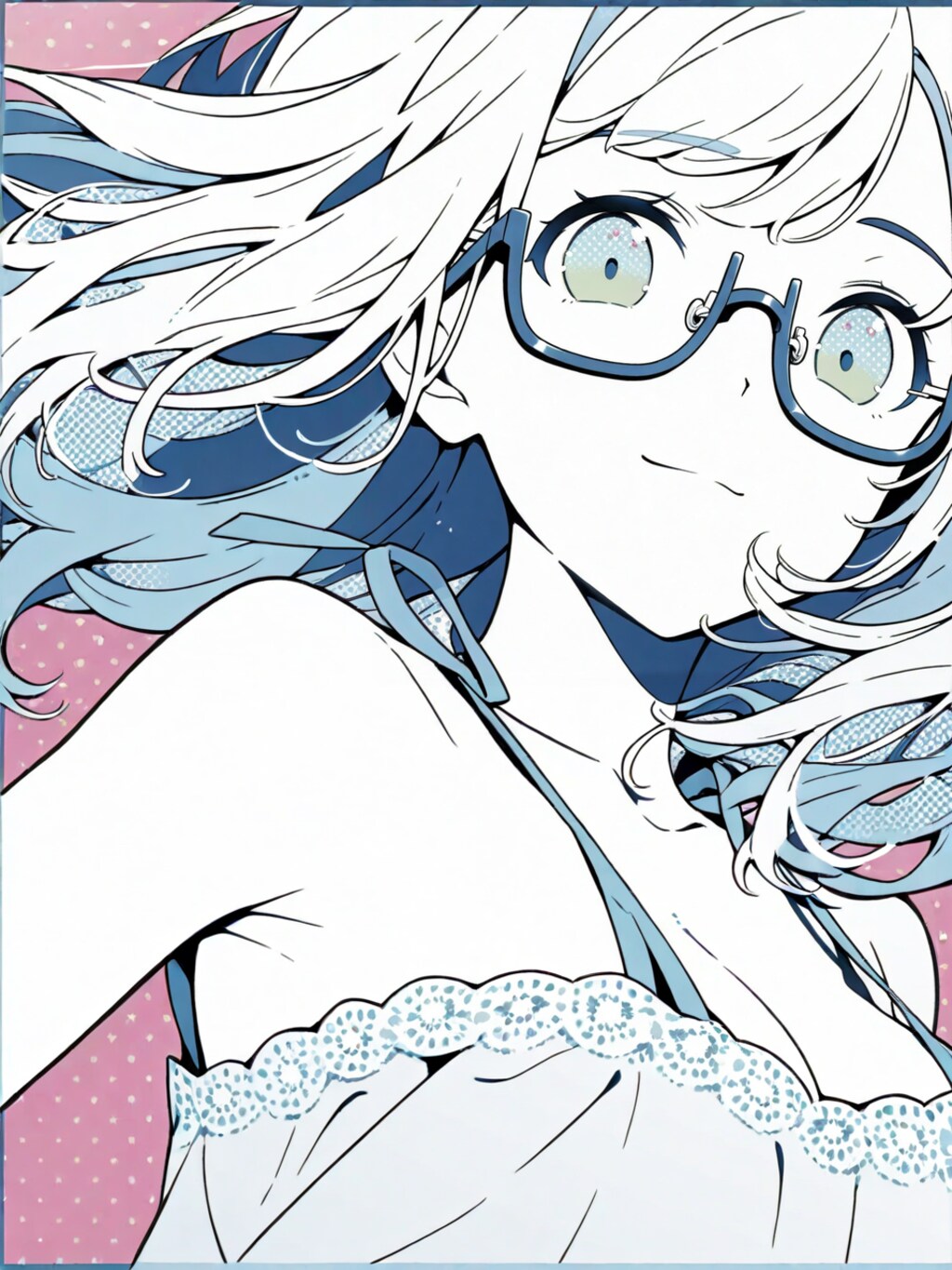 抽象ポートレート