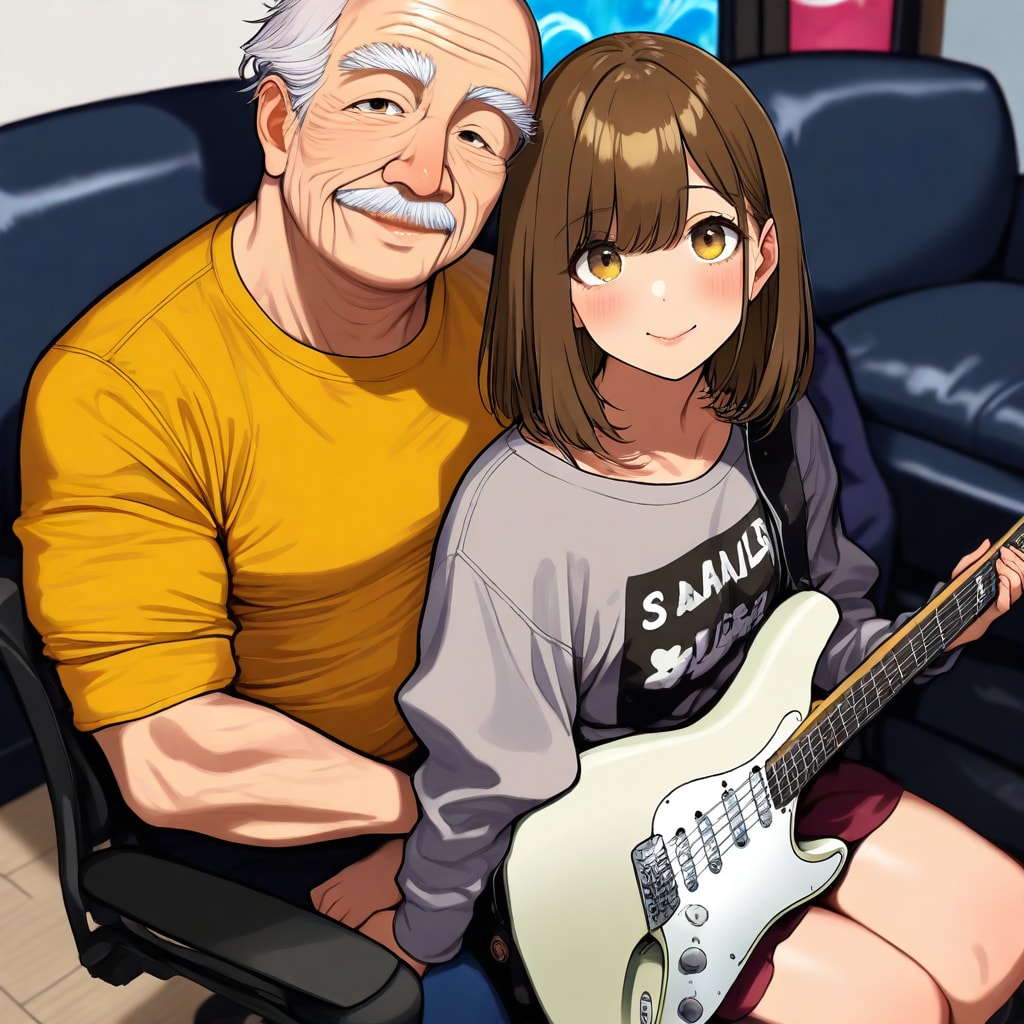 爺ちゃんに貰ったギター