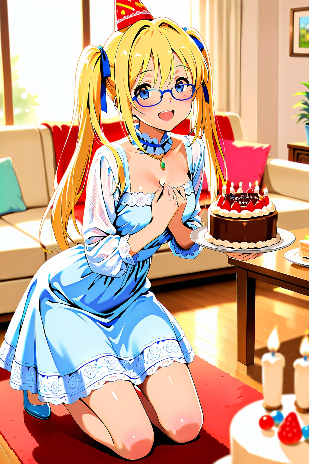 みんな…お祝いしてくれて…ありがとう!!