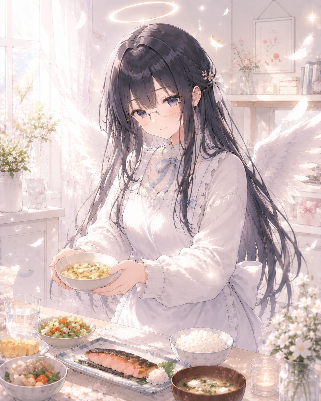 朝の天使 | の人気AIイラスト・グラビア