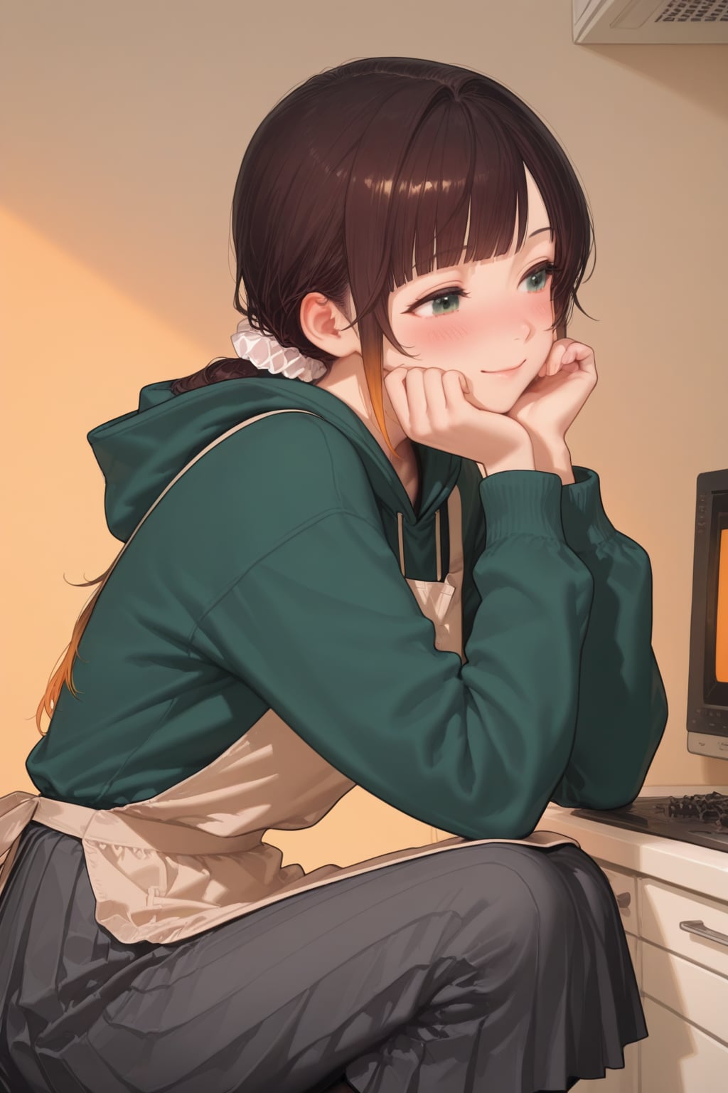 クッキーを焼くまなか　3