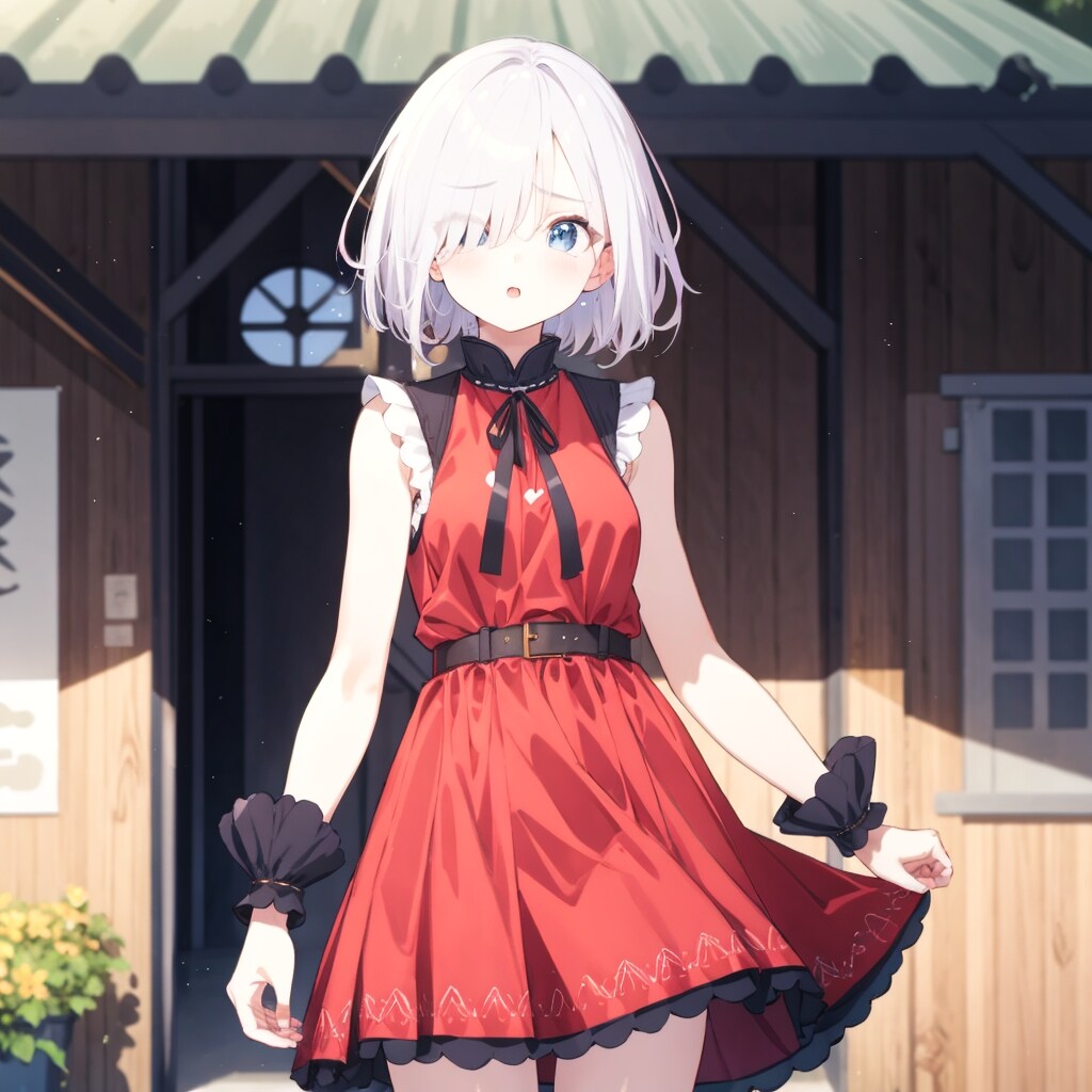 何処かの町の看板娘 | の人気AIイラスト・グラビア