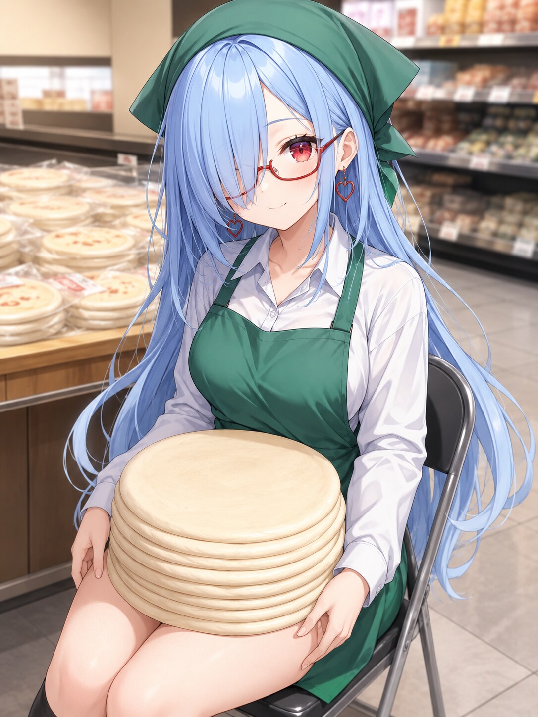 ピザ生地onピザ生地