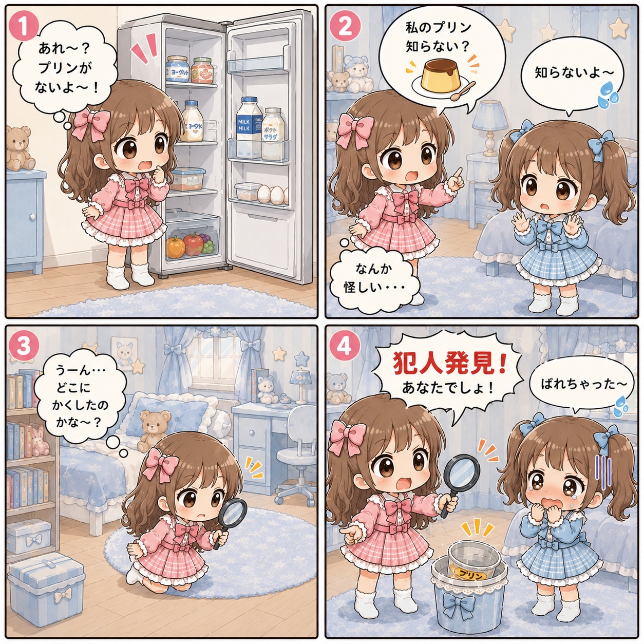 家庭内探偵（4コママンガ）