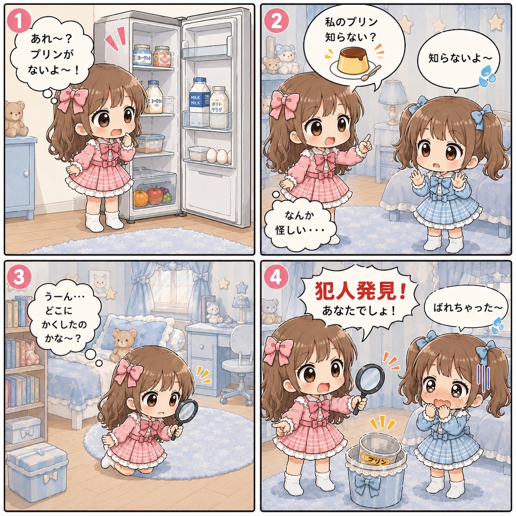 家庭内探偵（4コママンガ）