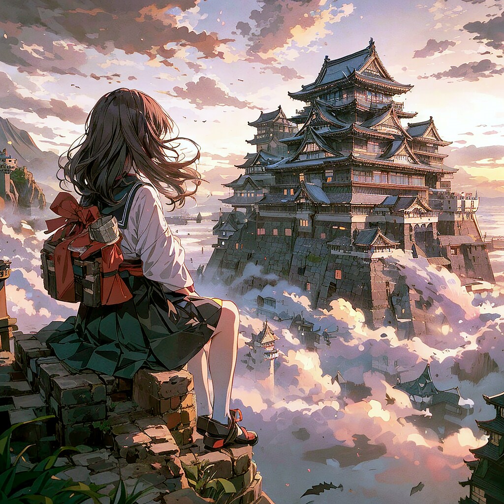 天空と少女15 | の人気AIイラスト・グラビア