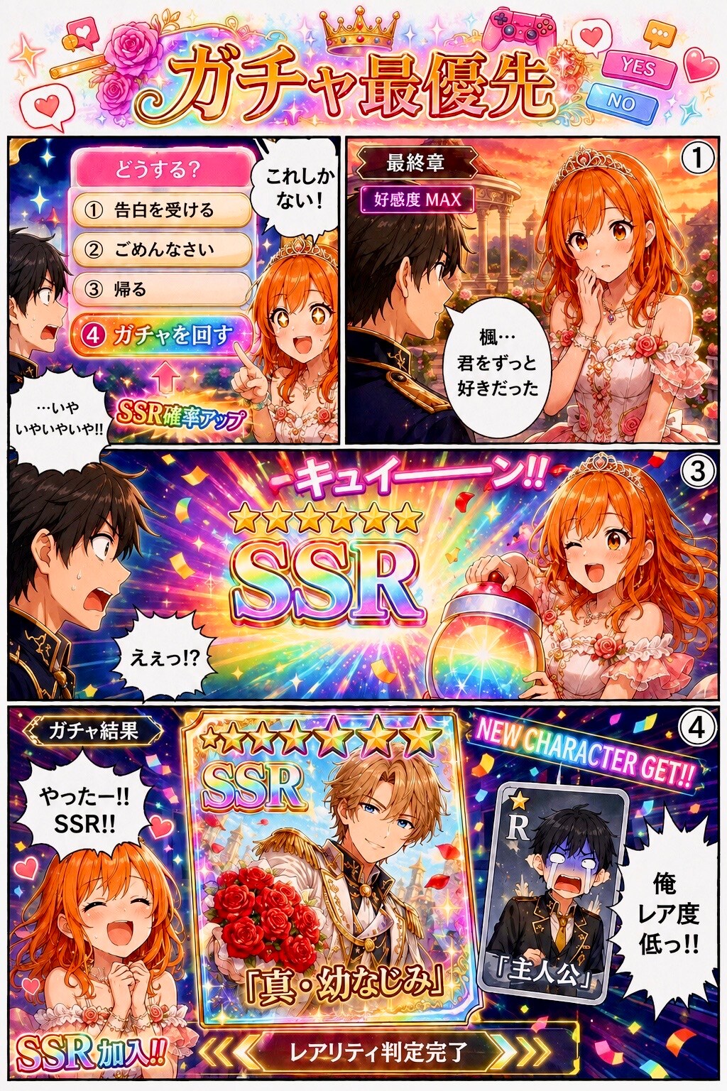 ガチャ最優先！