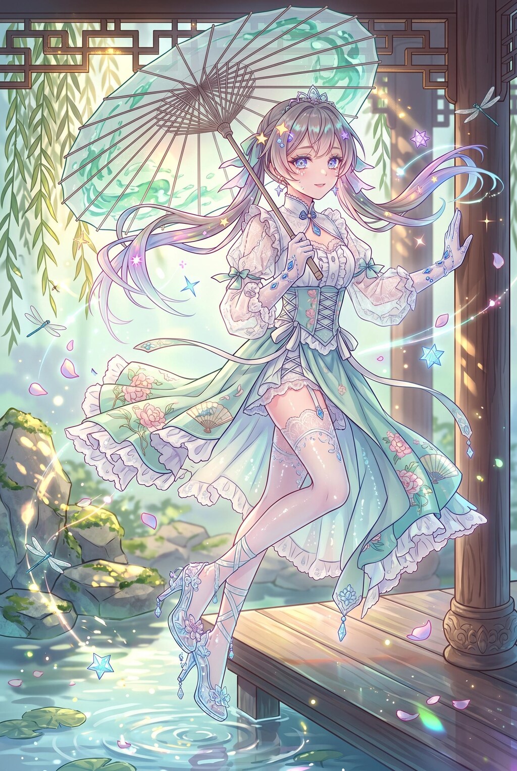 翠影の華傘夢