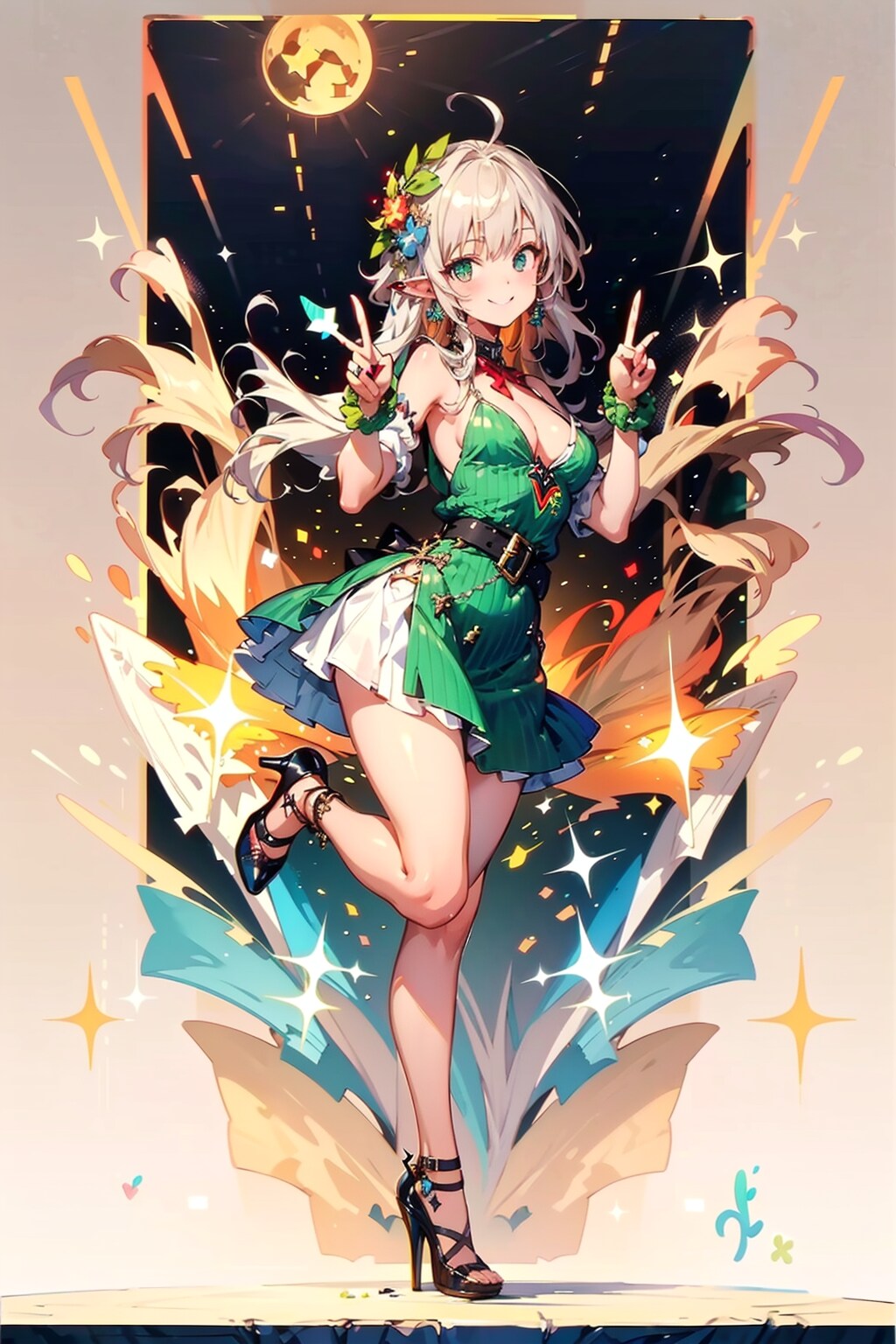 渾身のピース企画作品です | の人気AIイラスト・グラビア