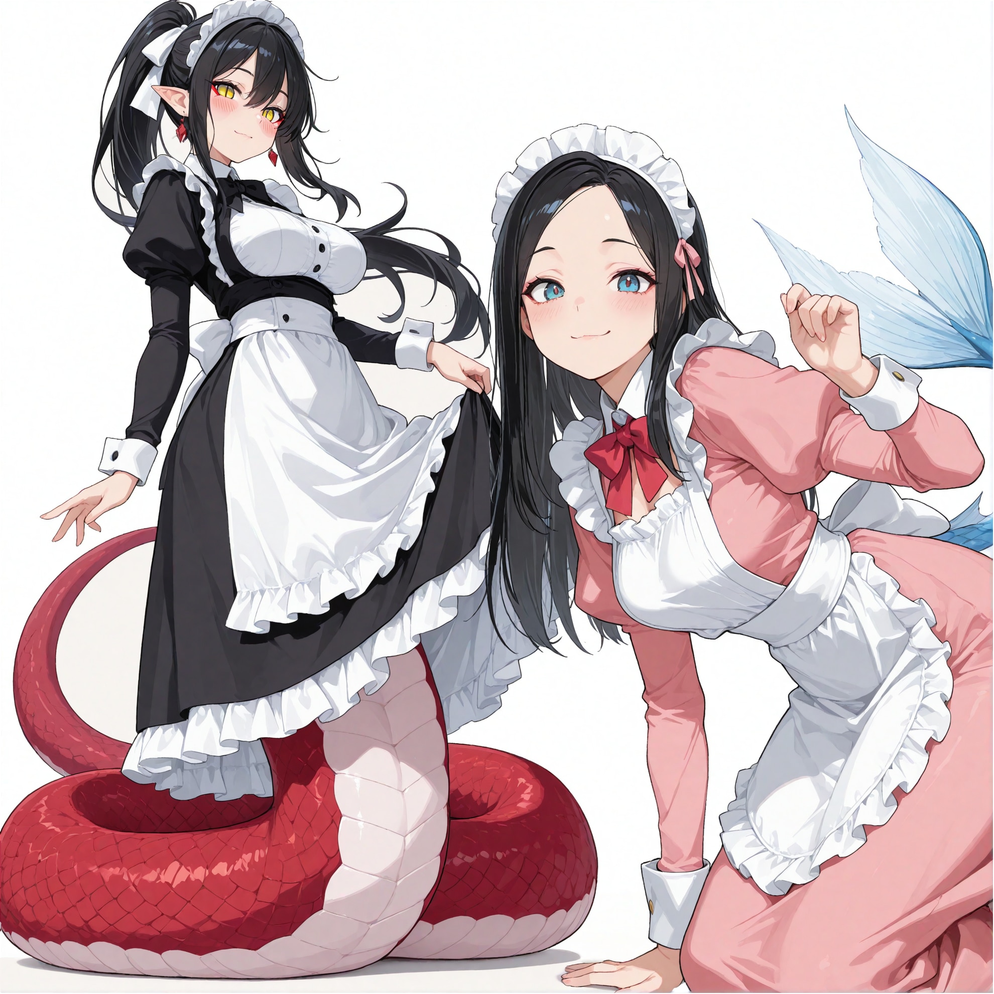 記念投稿作品 ルビーとマーレ | の人気AIイラスト・グラビア