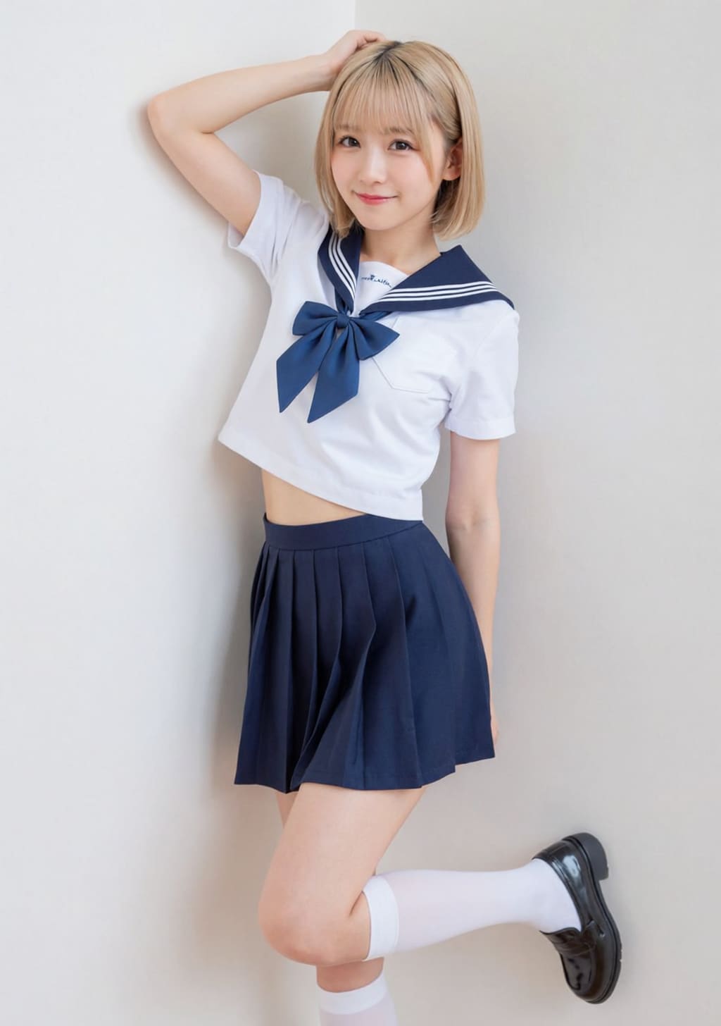 制服ちゃん3 | の人気AIイラスト・グラビア