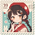 切手風 6枚目