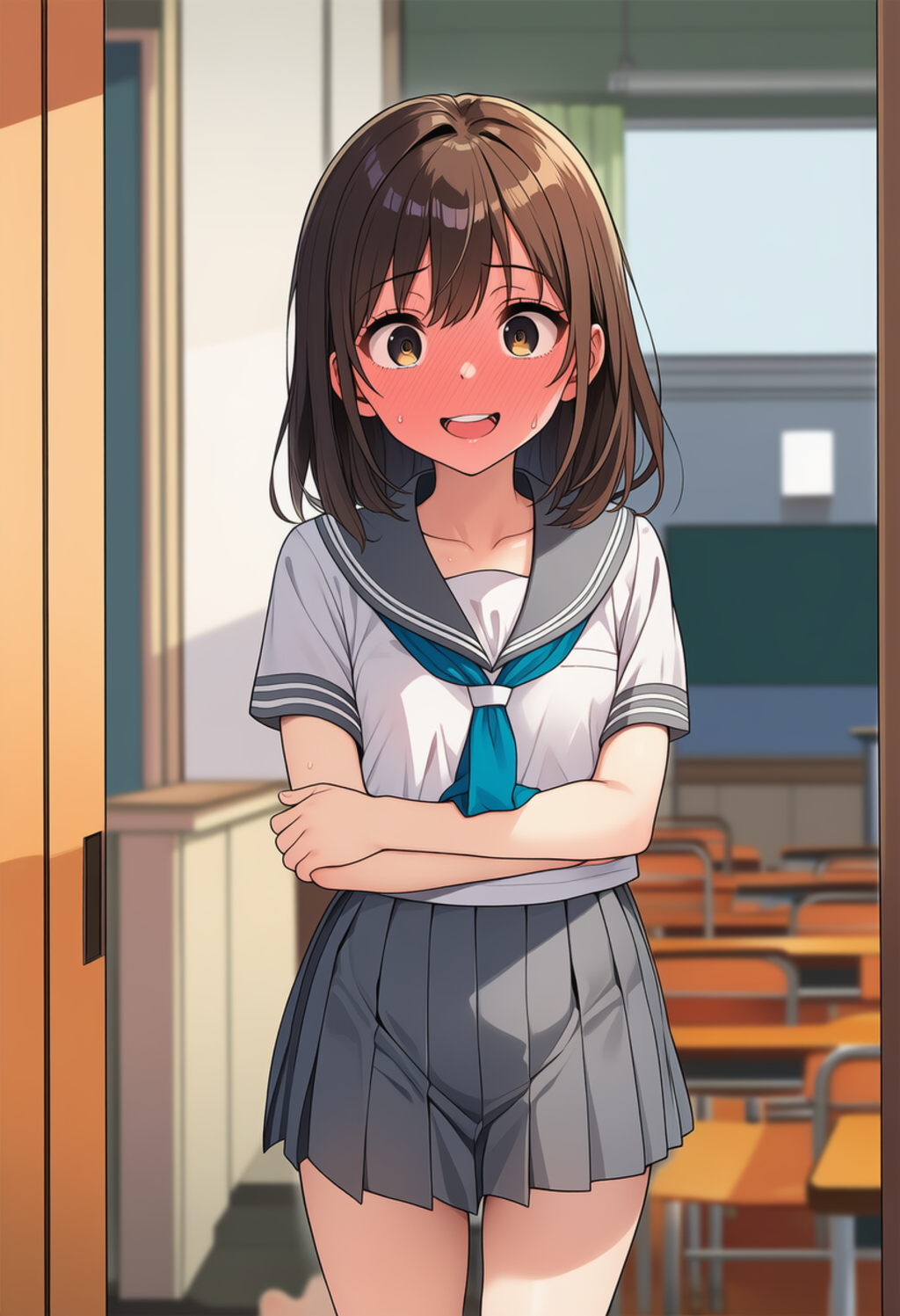 ひ、肘に何も当たってないよ！？