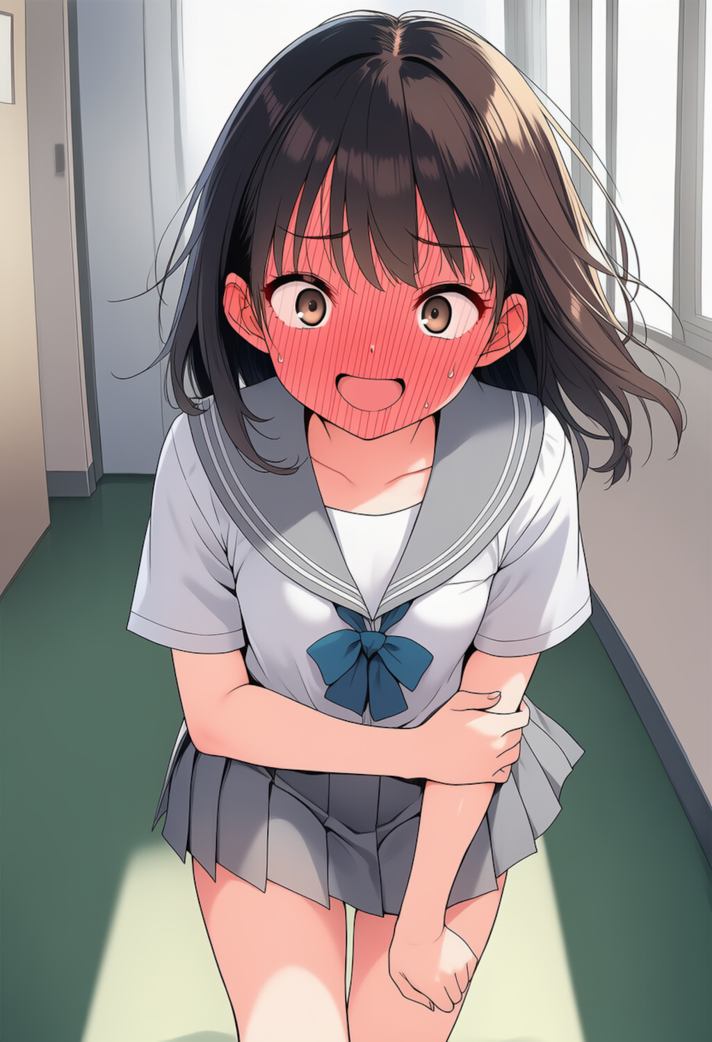 ひ、肘に何も当たってないよ！？