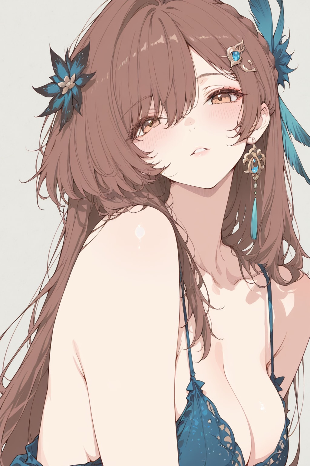 見つめる