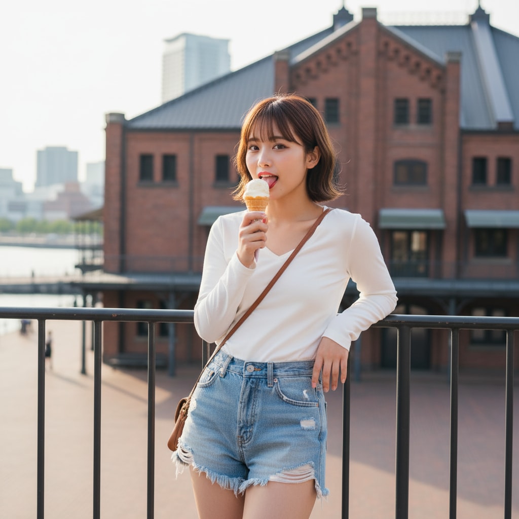 赤レンガ倉庫で