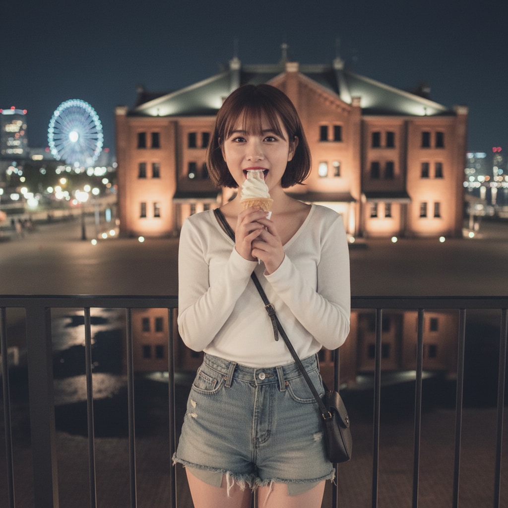 赤レンガ倉庫で