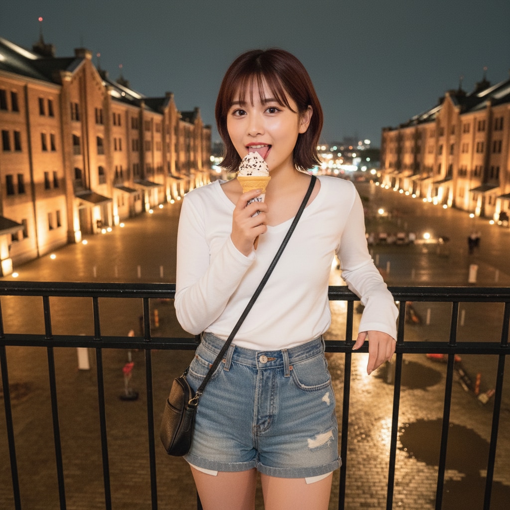 赤レンガ倉庫で