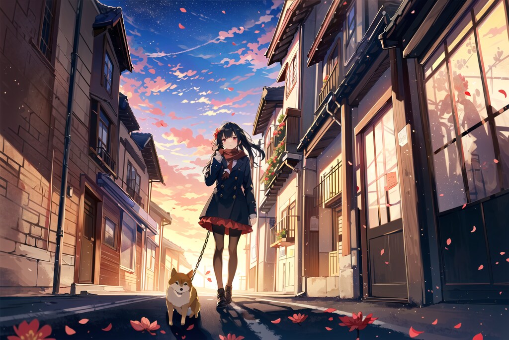 #04 街歩き 背景コレクション50チャレンジ