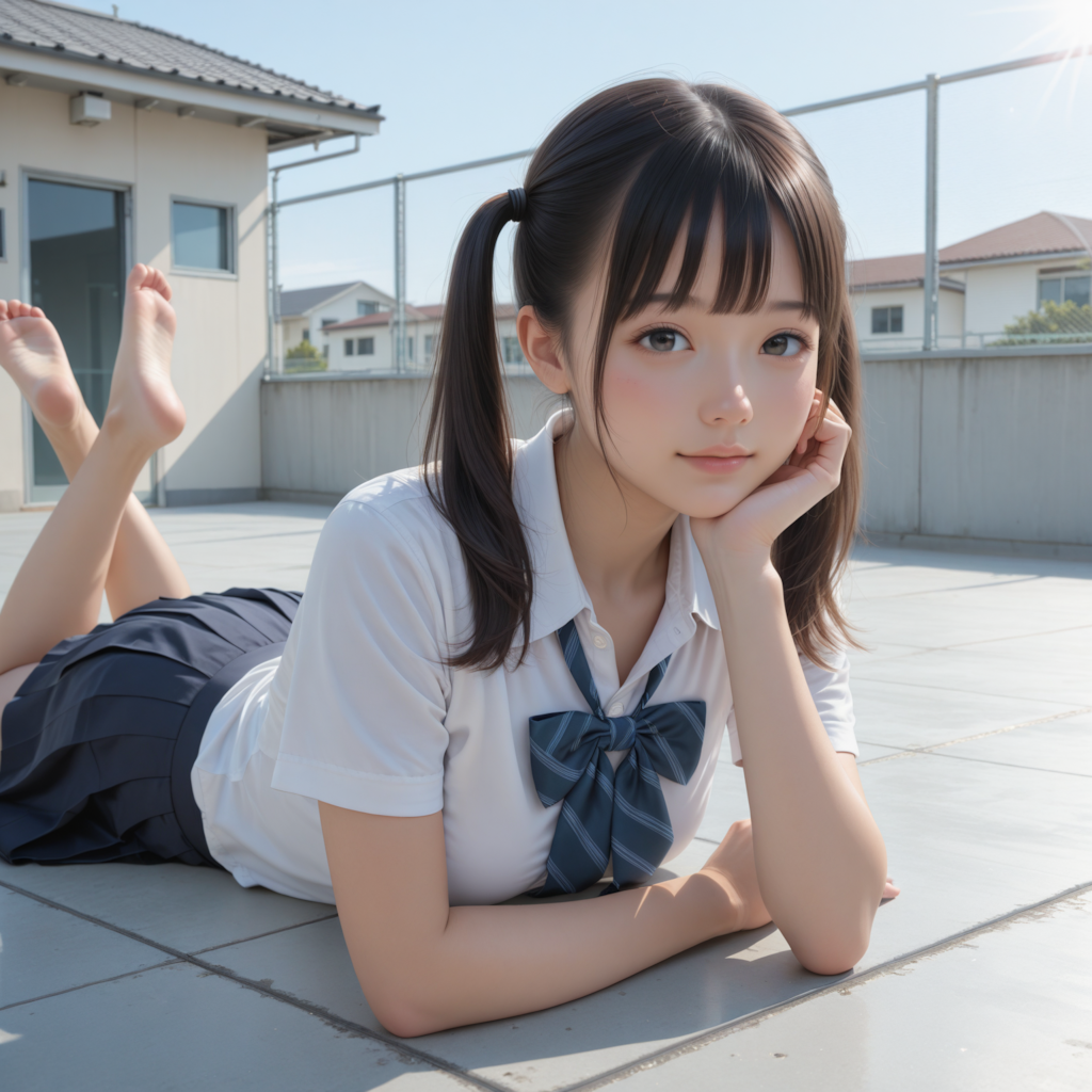 頬杖、居眠り　陽子