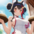 い、いらっしゃいませー！（大神ミオ） 6枚目