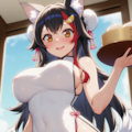 い、いらっしゃいませー！（大神ミオ） 10枚目