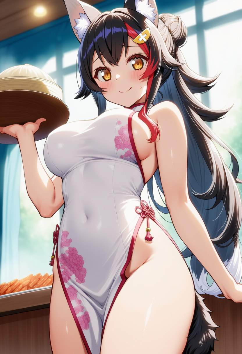 い、いらっしゃいませー！（大神ミオ）