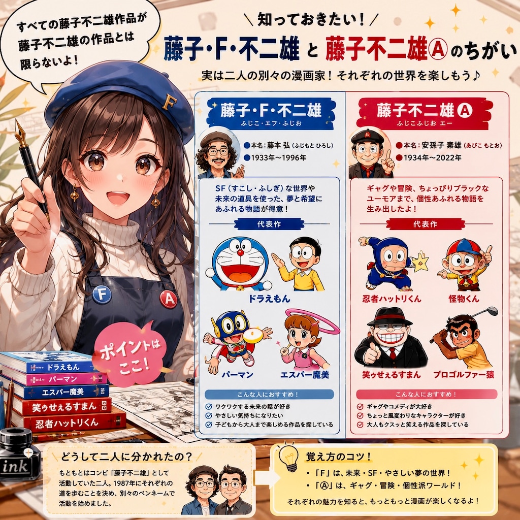 その藤子不二雄はFですか？Aですか？