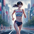 マラソン女子2 7枚目