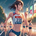 マラソン女子2 9枚目