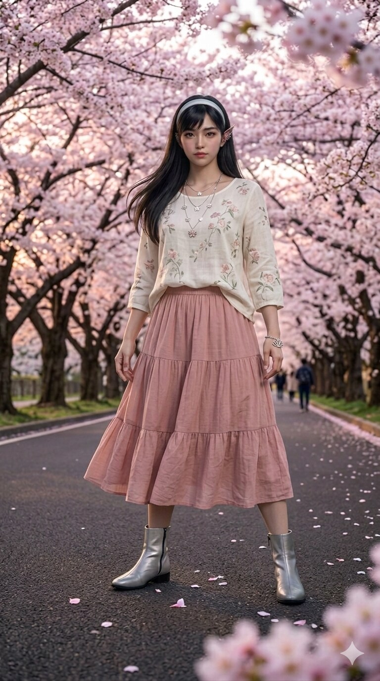 春色コーデ