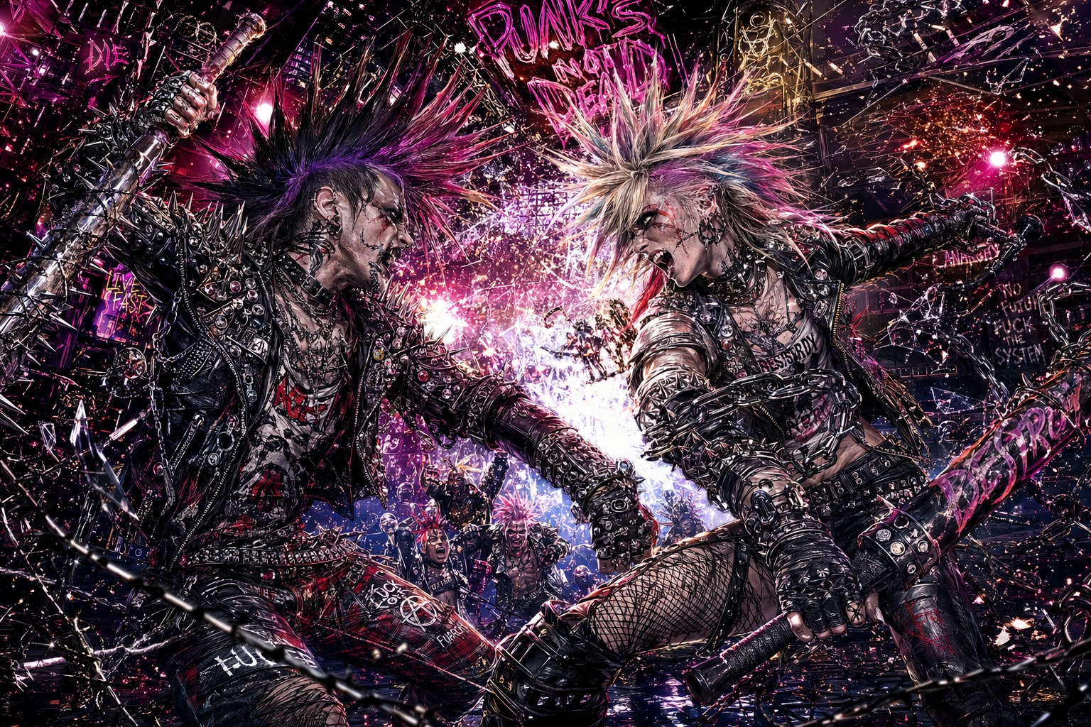 パンク | の人気AIイラスト・グラビア