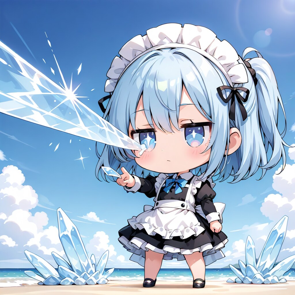 アイスビームメイドさん | の人気AIイラスト・グラビア
