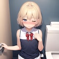 化粧室で二人きり(16) 2枚目