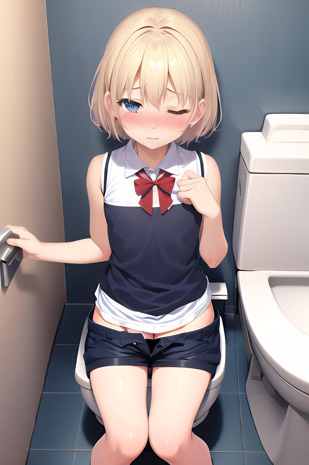 化粧室で二人きり(16)