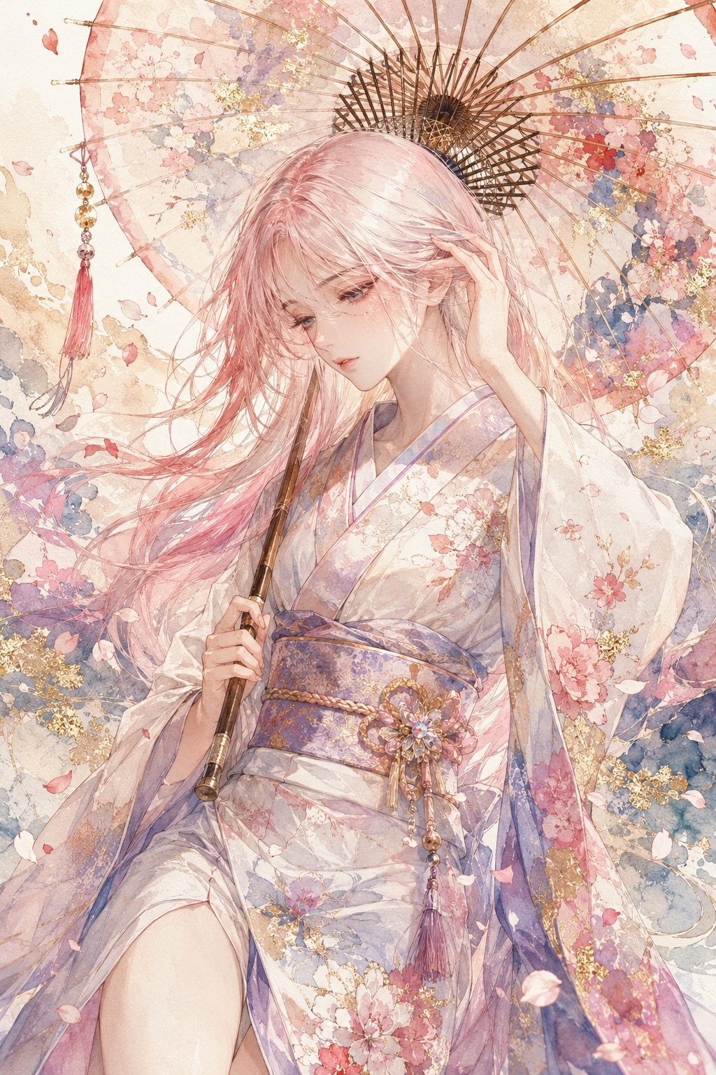 花と刀、
