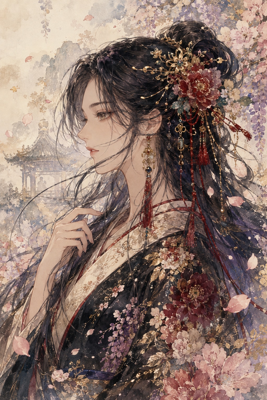 花と刀、