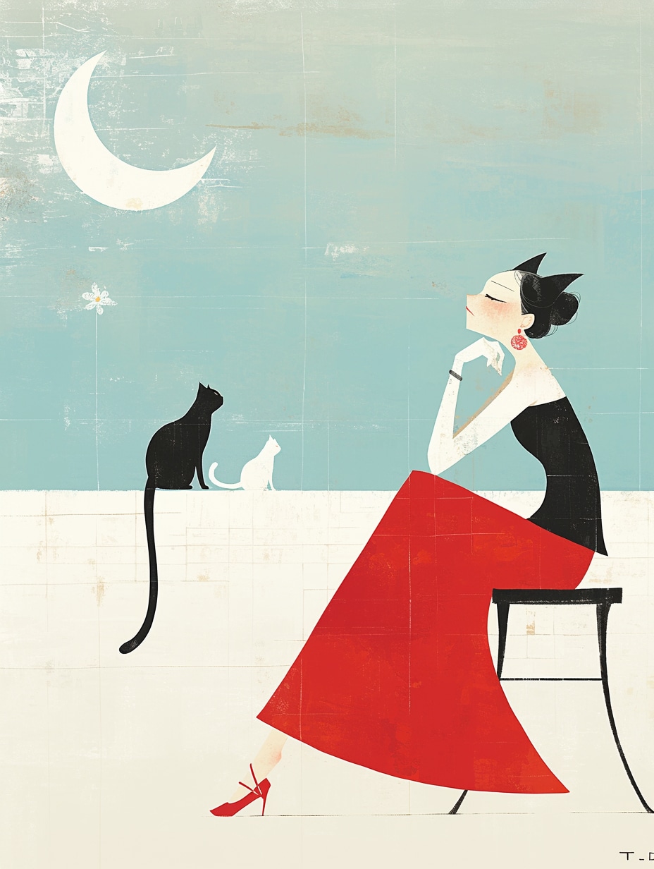 ねこ月 | の人気AIイラスト・グラビア